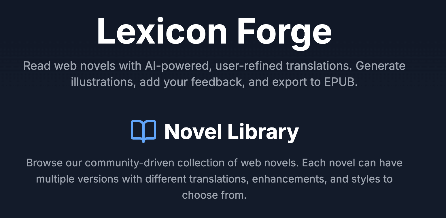 Lexicon Forge preview